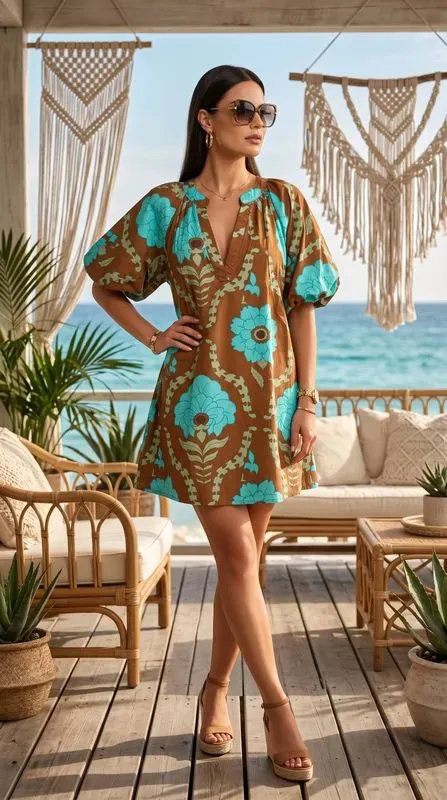 Robe courte "CAPUCINE" — visuel 3