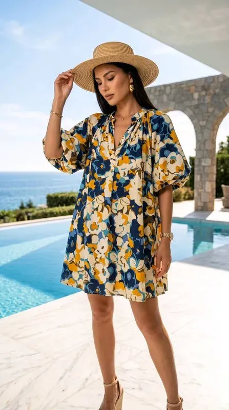 Robe courte "CAPUCINE" — visuel 8