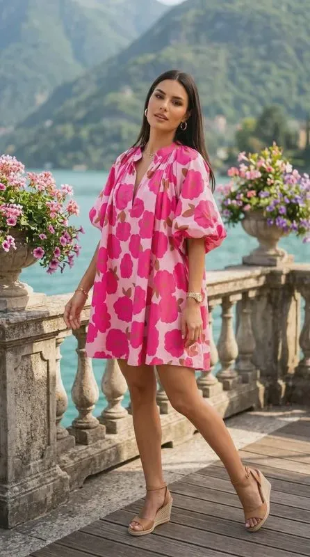 Robe courte "CAPUCINE"