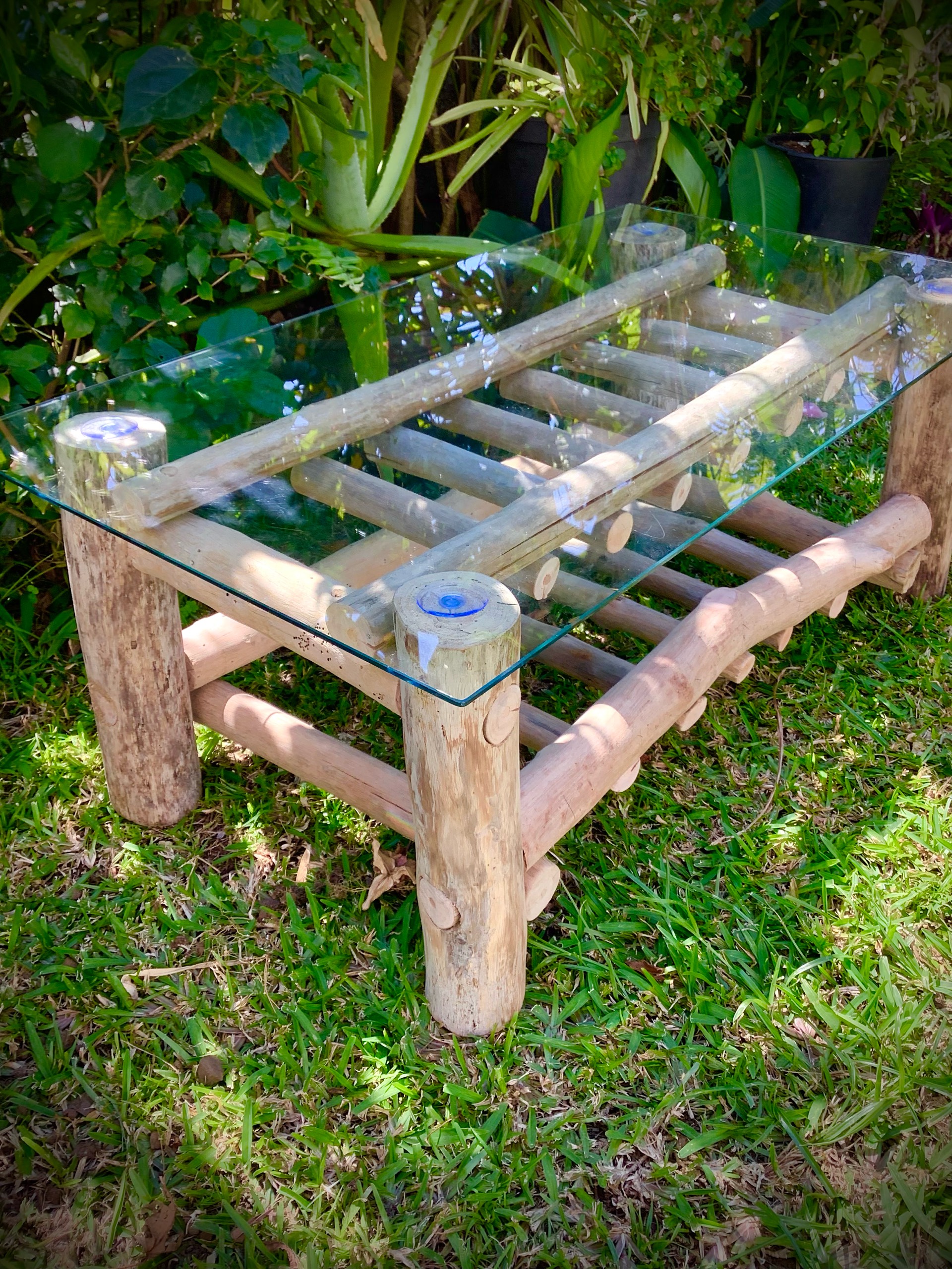 table basse bois flotté naturel — visuel 3