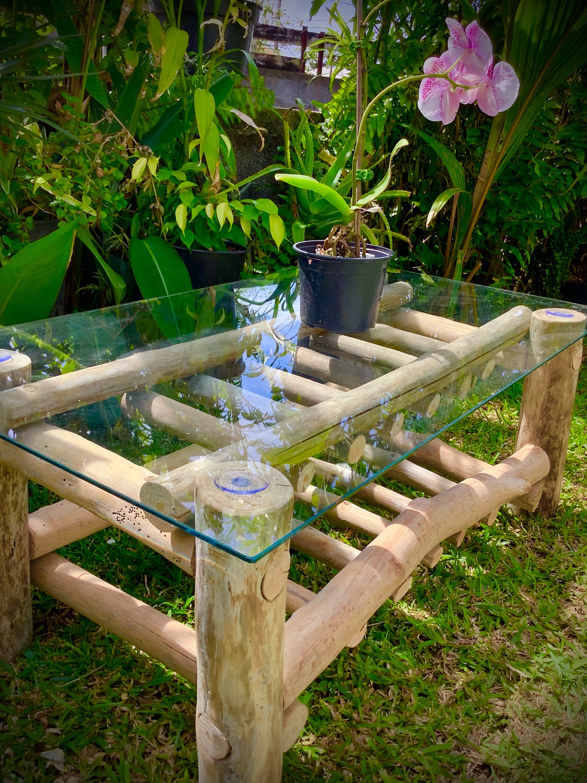 table basse bois flotté naturel — visuel 6