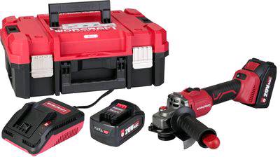 Meuleuse sans fil WORCRAFT Coffret 1 batterie 4ah et chargeur 