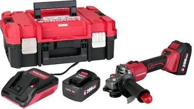 Meuleuse sans fil WORCRAFT Coffret 1 batterie 4ah et chargeur