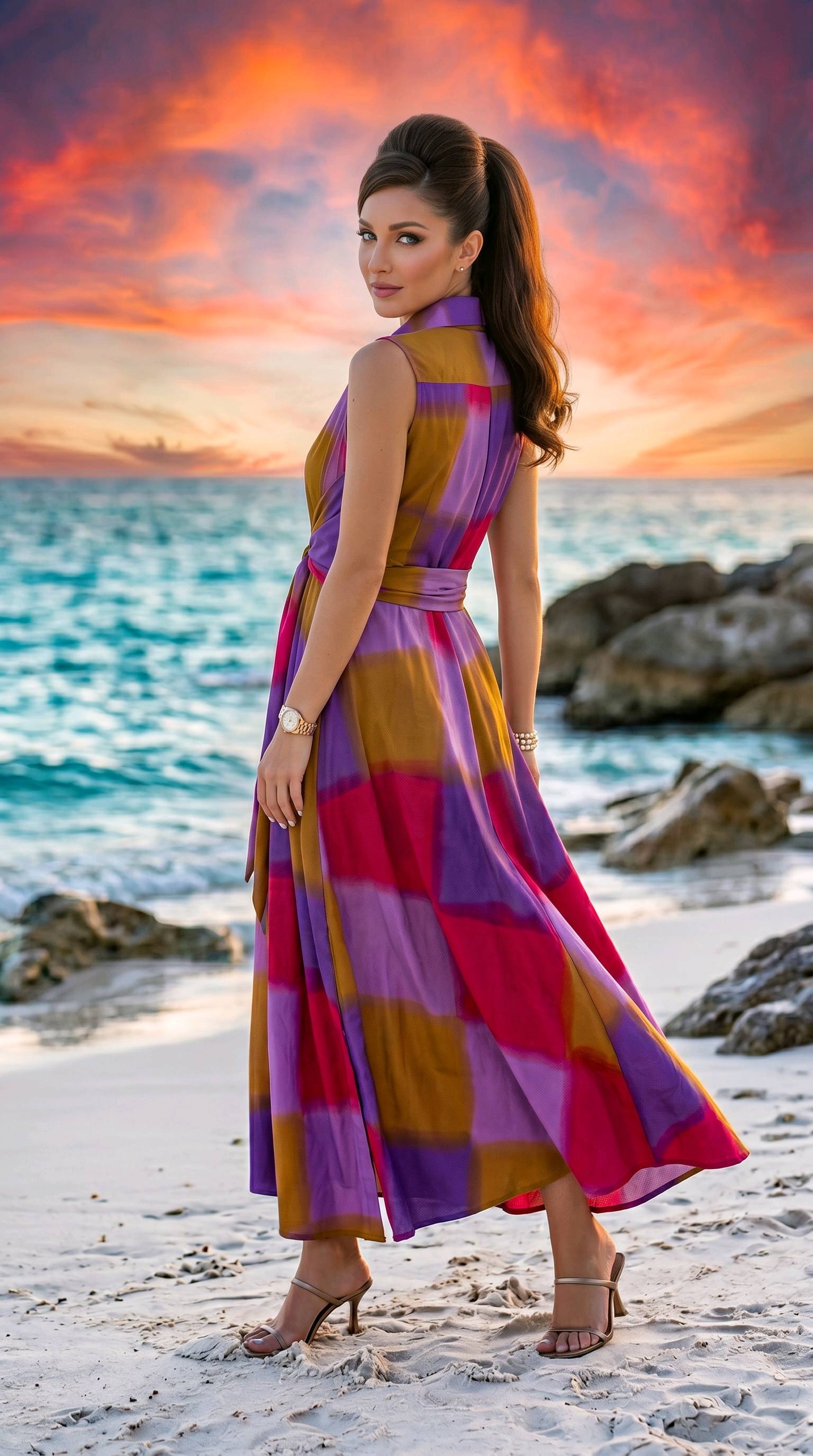 Robe chemise "Rainbow"đ â visuel 3