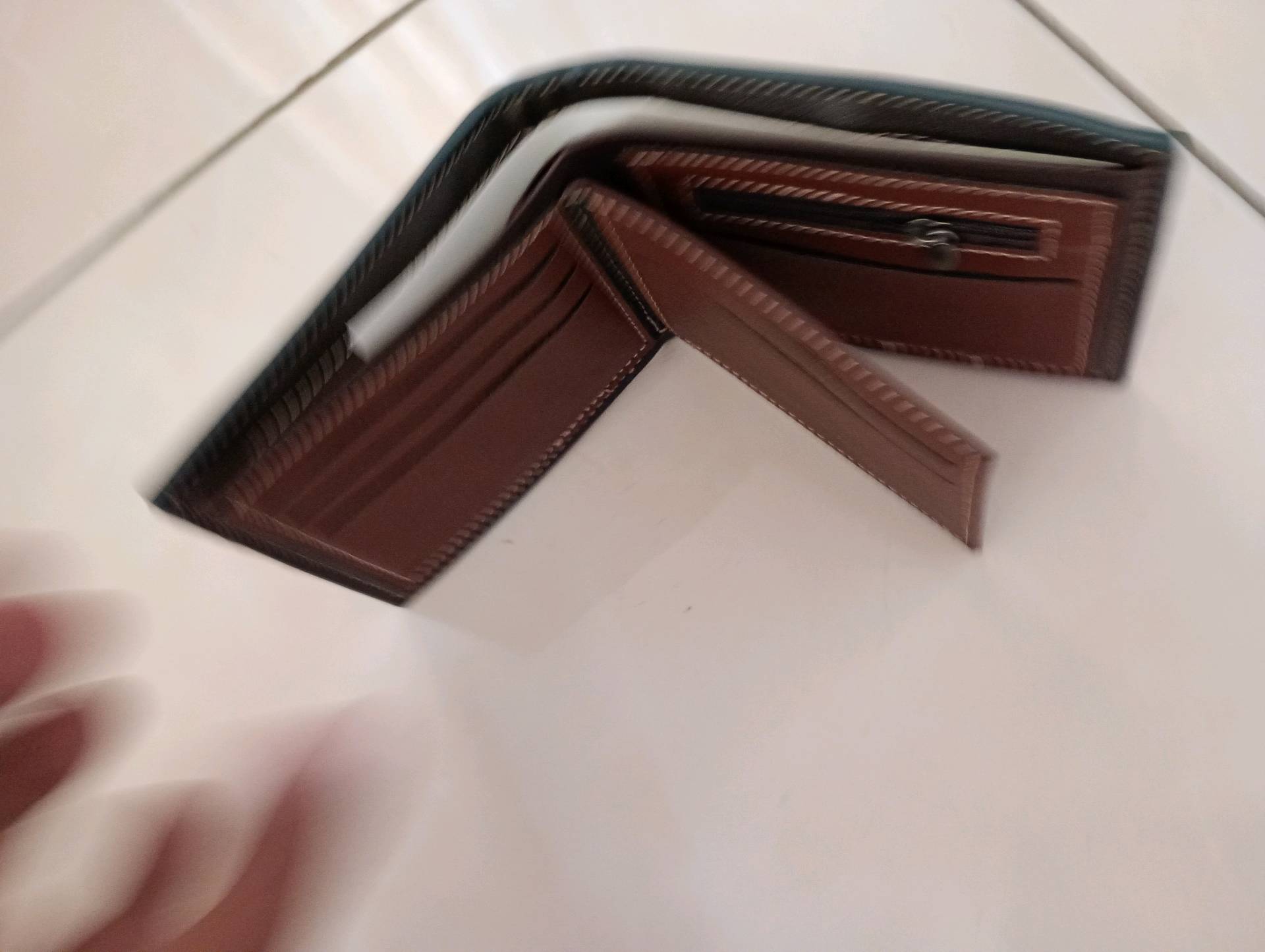 portefeuille magnifique en Cuir de marque Men Bense — visuel 4