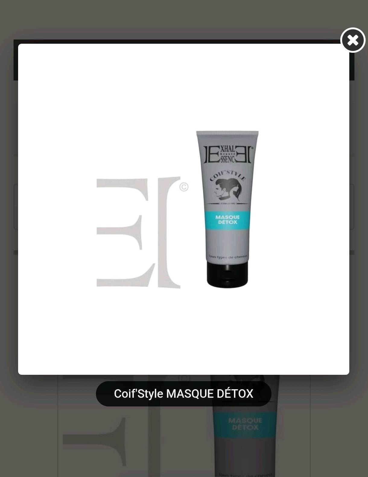 Coif'Style Masque Détox Purifiant - Tous types de cheveux