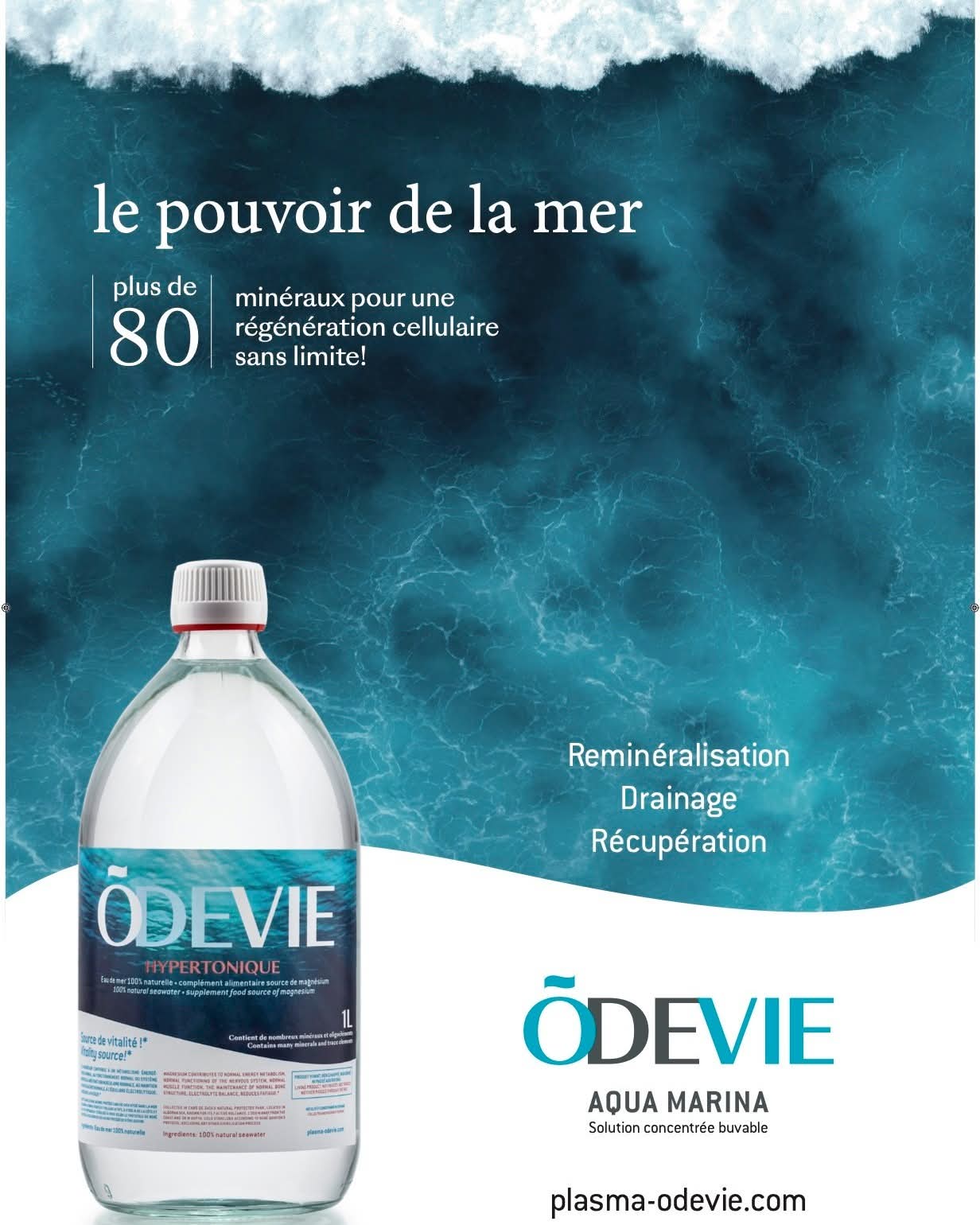 plasma marin protocole René Quinton