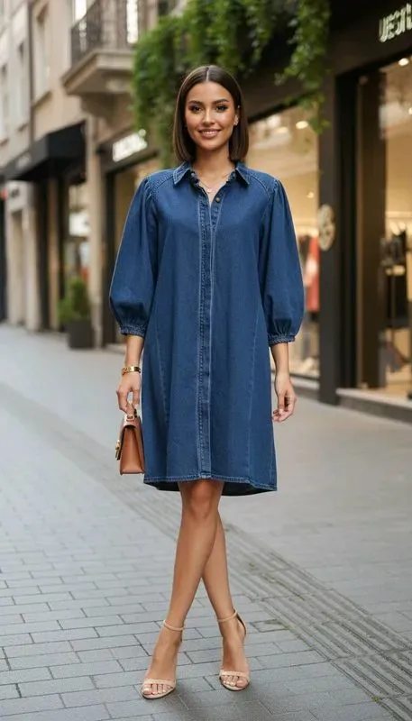 Robe chemise "Denim Lover"