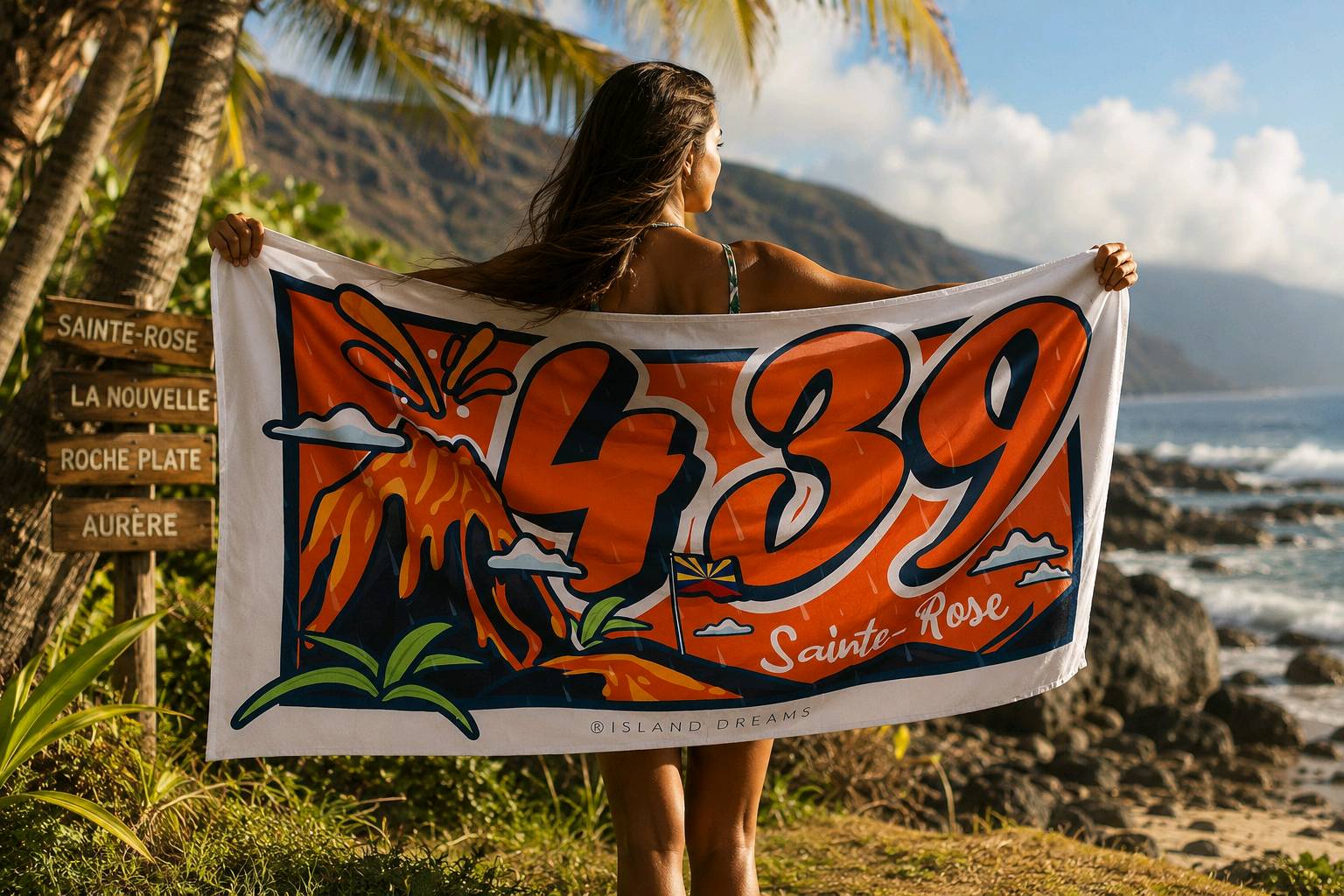 serviette de plage avec housse — visuel 5