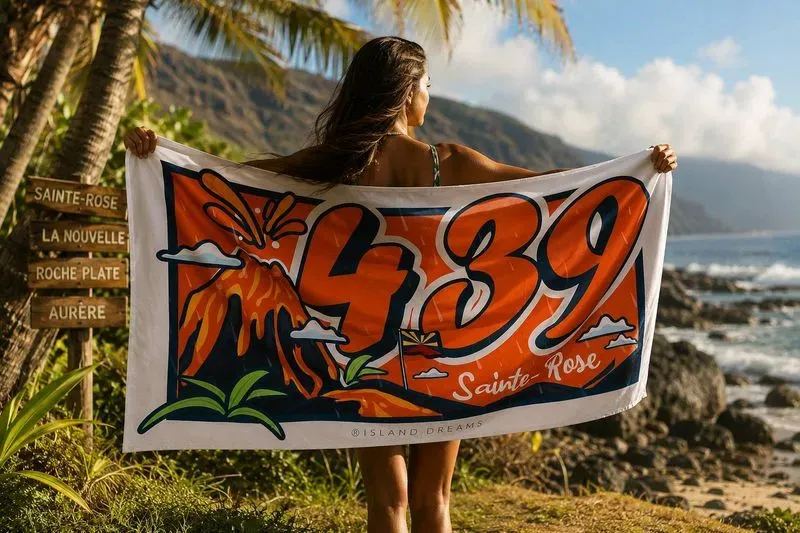 serviette de plage avec housse  — visuel 5