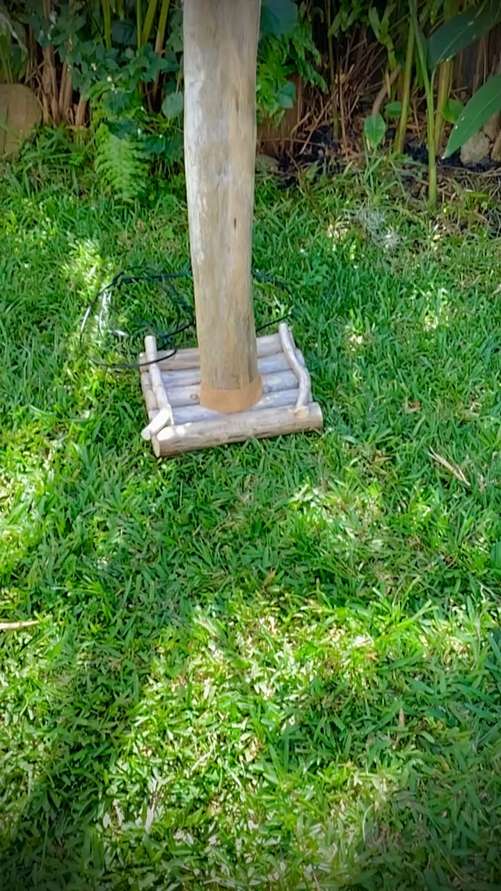 grande lampe de salon bois flotté brut /DESTOCKAGE