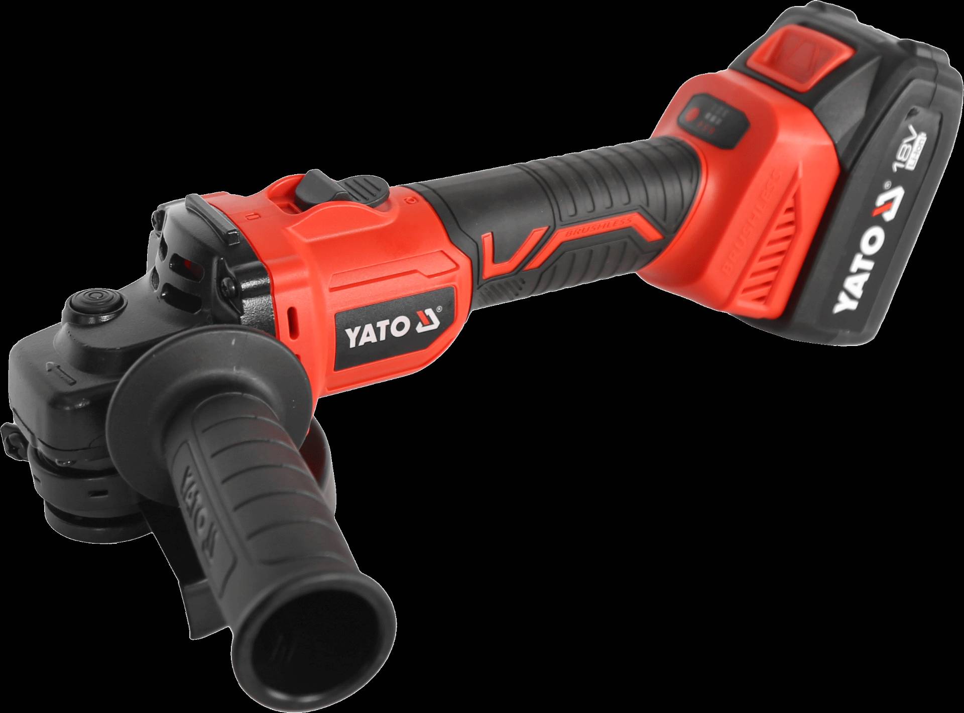 Meuleuse d'angle YATO 18V sans fil Brushless – Puissance Pro — visuel 2