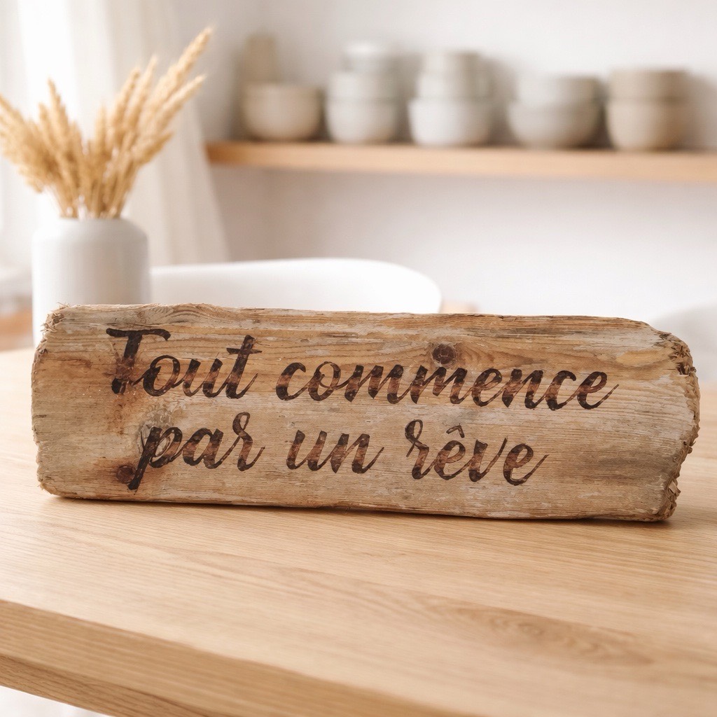 gravure manuelle sur bois flotté  — visuel 12