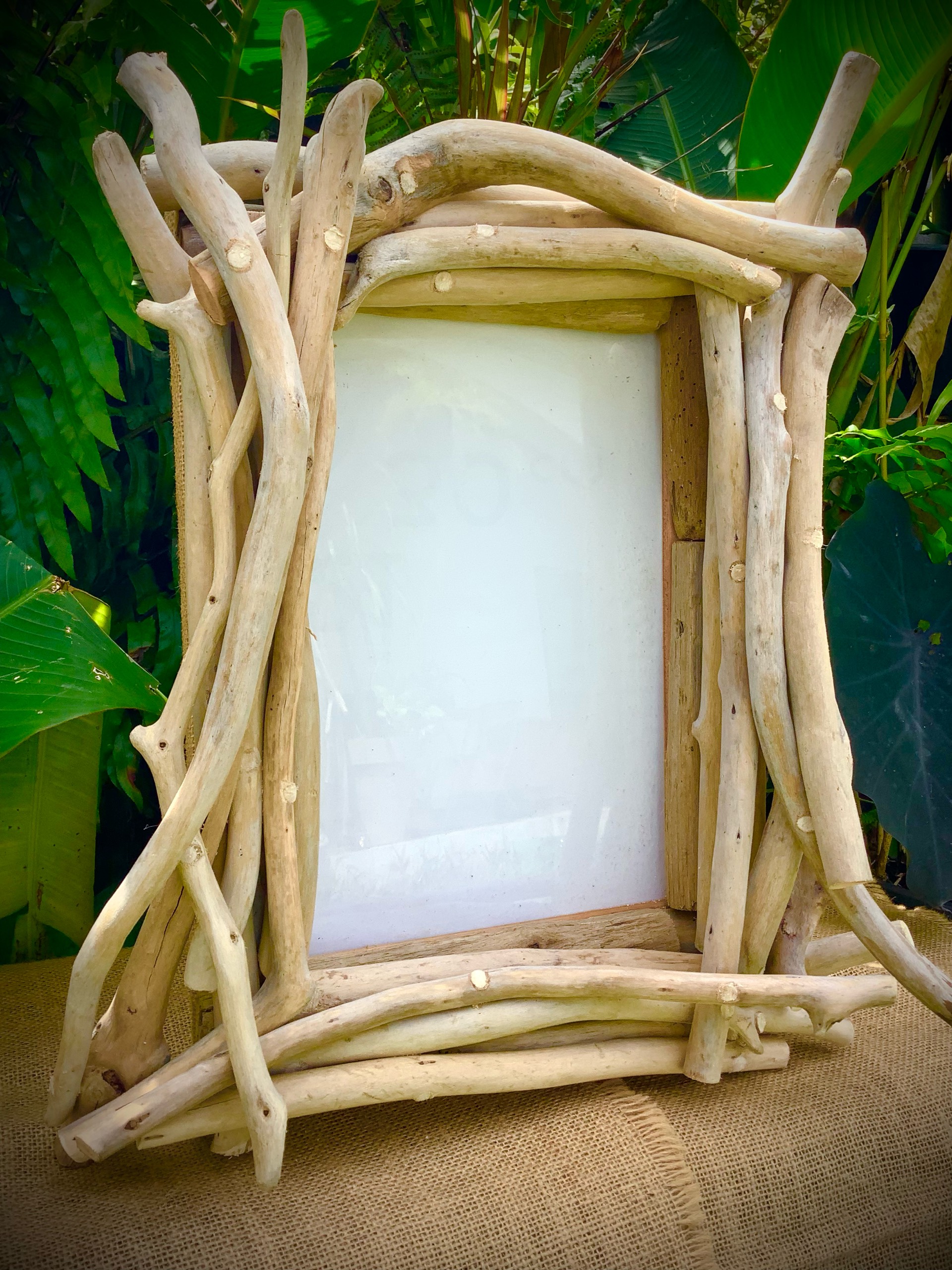 cadre photo bois flotté naturel 