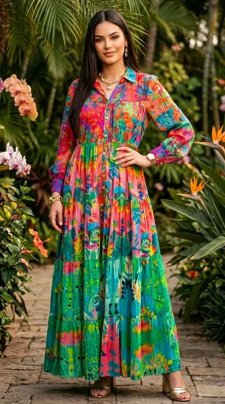 Robe longue "Yuna"