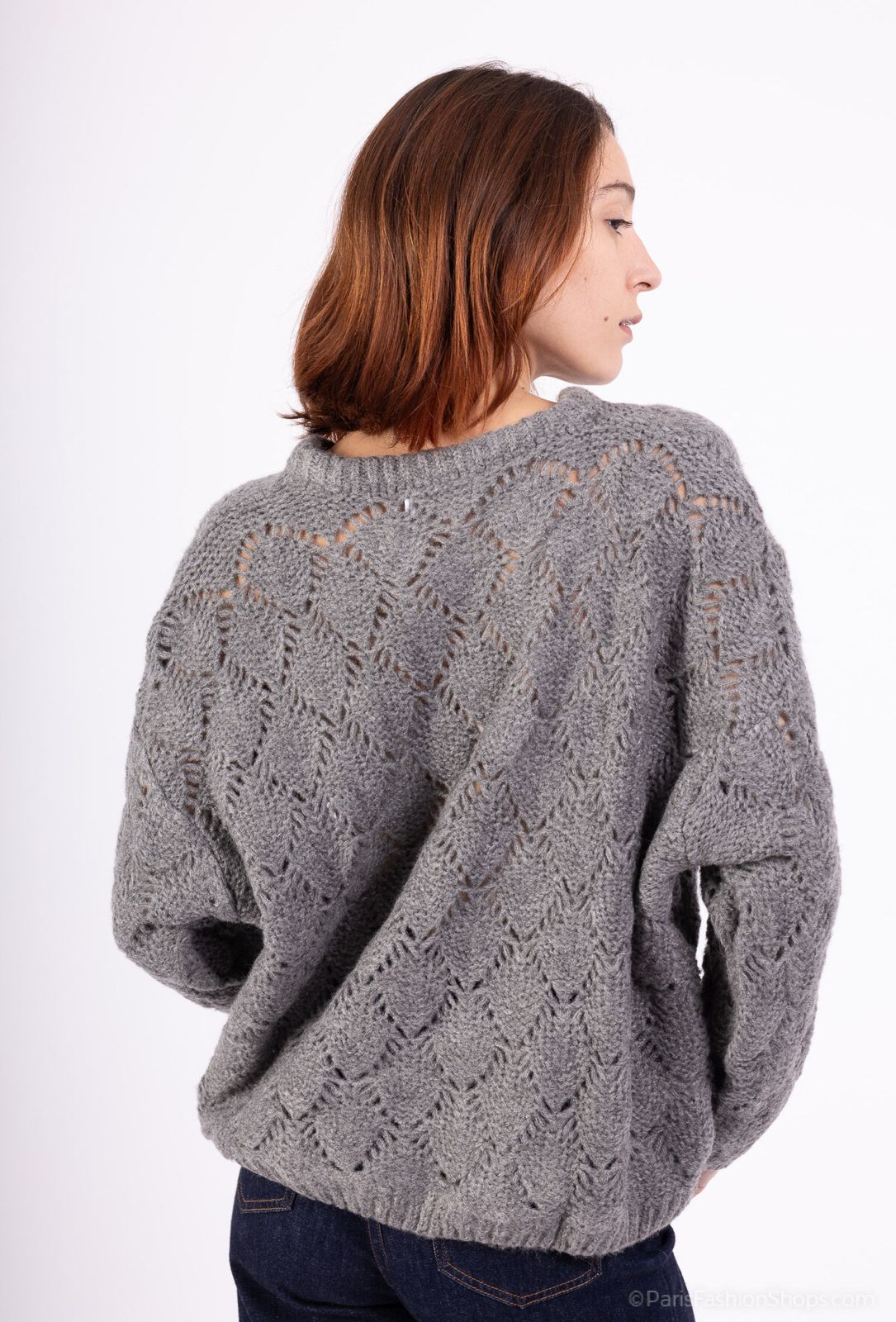 Gilet mohair 3 broches soleil — visuel 3