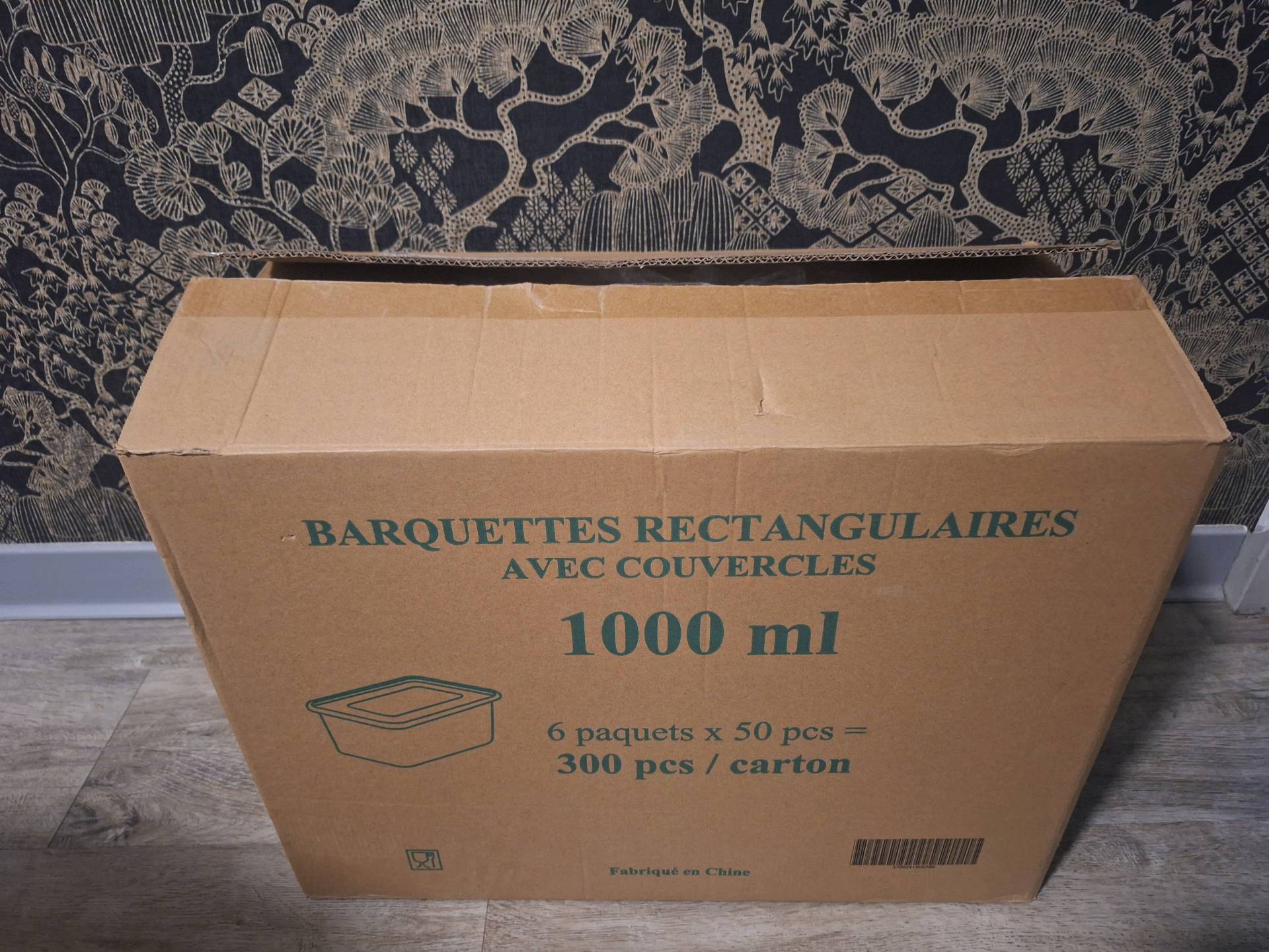 lots de 300barquette 1000ml 