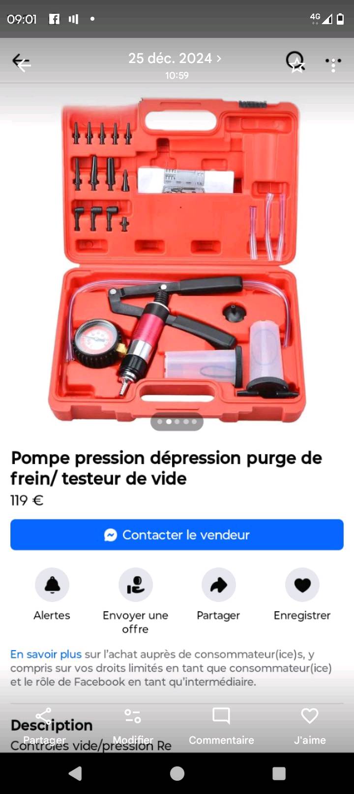 pompe pression dépression usage mécanicien 