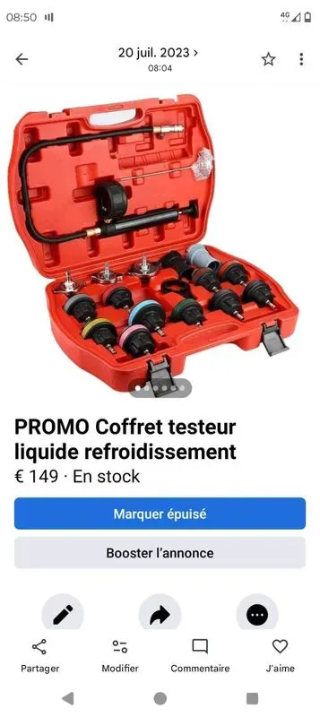 testeur de liquide de refroidissement