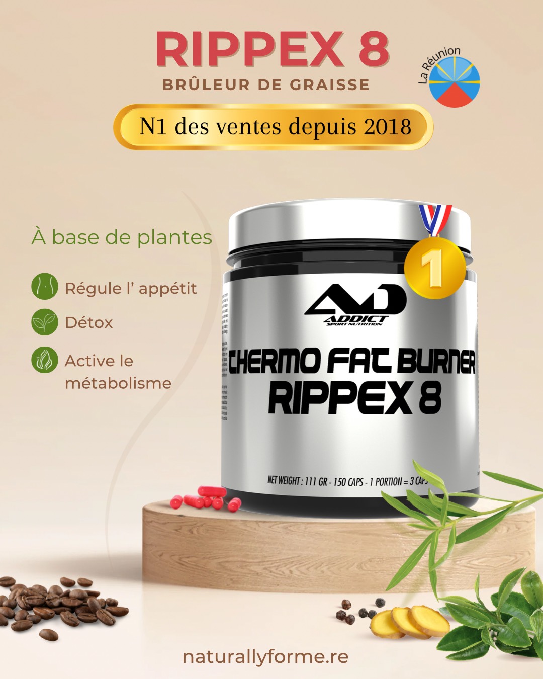 Rippex 8 brûle graisse 