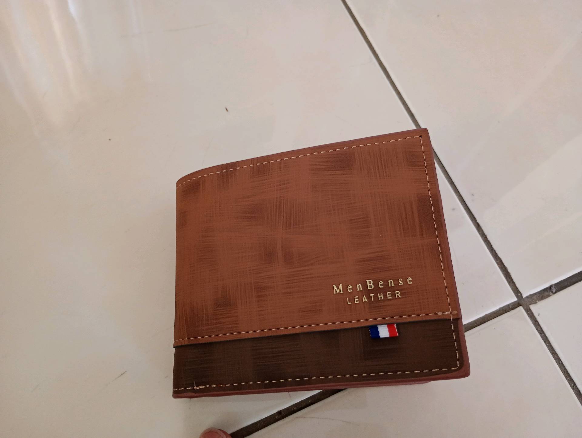 portefeuille en cuir Homme Men Bense — visuel 8