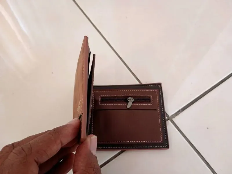 portefeuille en cuir Homme Men Bense — visuel 6