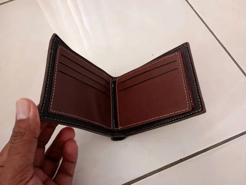 portefeuille en cuir Homme Men Bense — visuel 4