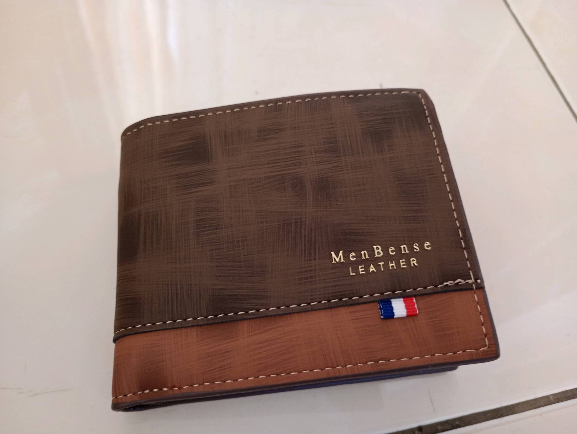 portefeuille en cuir Homme Men Bense — visuel 3