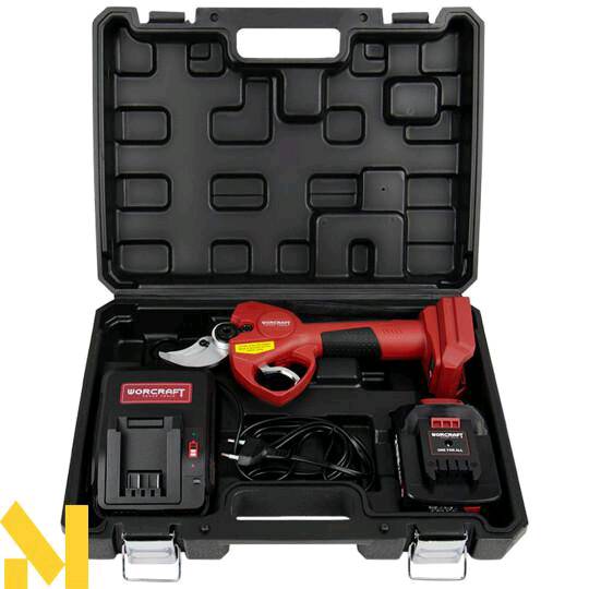 sécateur électrique en coffret worcraft — visuel 2