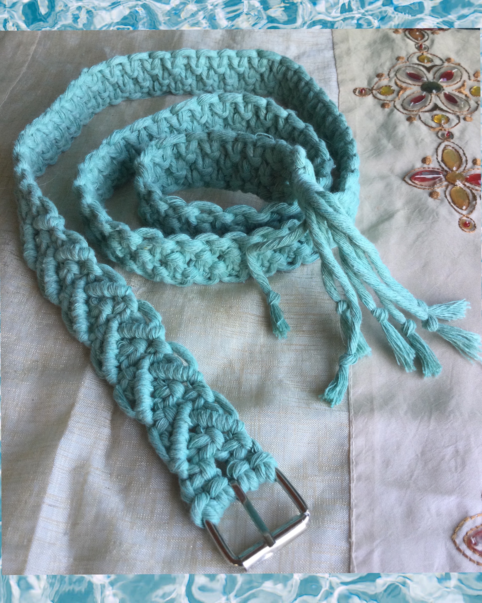 ceinture macramé 