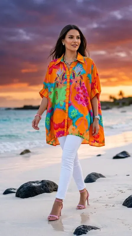 Tunique oversize "Sunny"