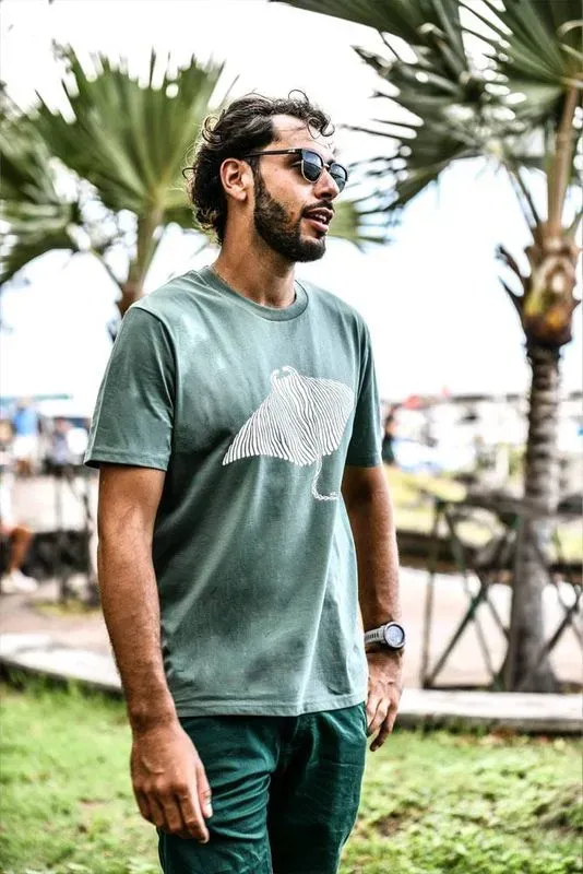 T-shirt Homme Green Bay Raie Manta