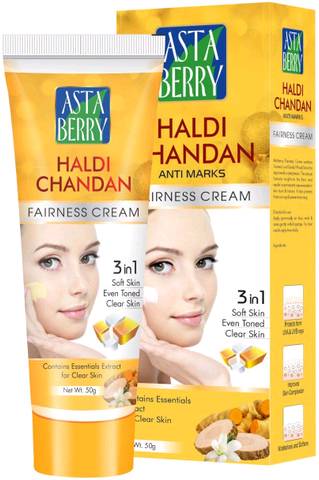 Crème Éclaircissante Haldi Chandan Asta Berry 50 g - Anti-taches et Éclat — visuel 2