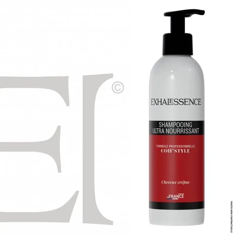 Shampooing ultra nourrissant cheveux crépus Exhaessence