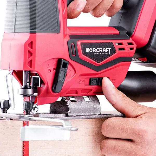 Scie sauteuse sans fil WORCRAFT CJS-S20Li + batterie 4ah et chargeur — visuel 6