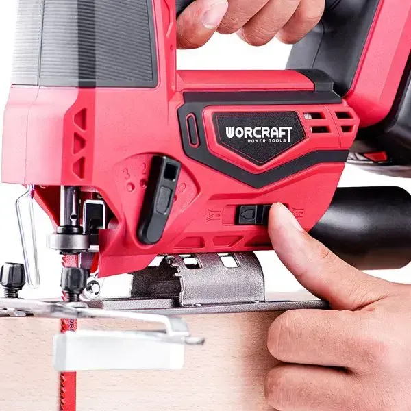 Scie sauteuse sans fil WORCRAFT CJS-S20Li + batterie 4ah et chargeur — visuel 6