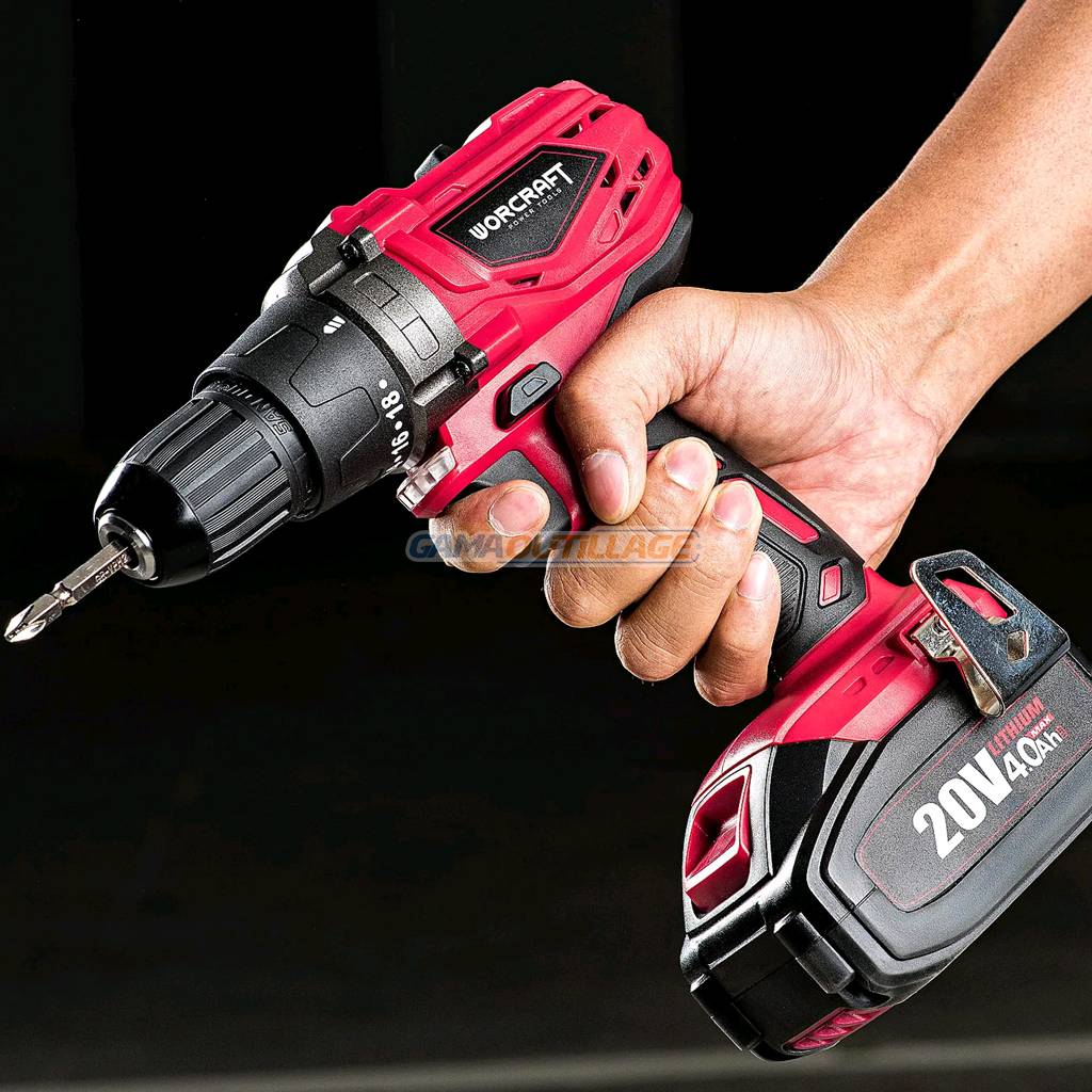 perceuse worcraft 50nm + batterie 4ah et chargeur  — visuel 7