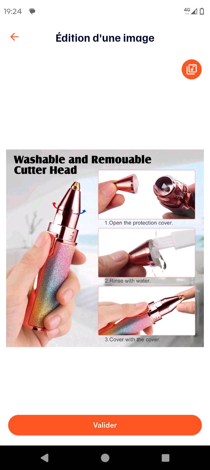 mini tondeuse portable pour femme, épilateur pour femme, épilateur pour le visage, les lèvres, le nez — visuel 7