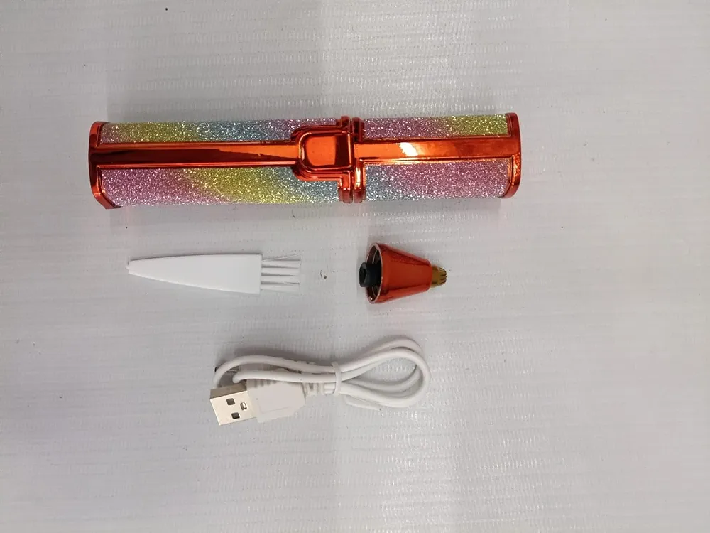 mini tondeuse portable pour femme, épilateur pour femme, épilateur pour le visage, les lèvres, le nez — visuel 3