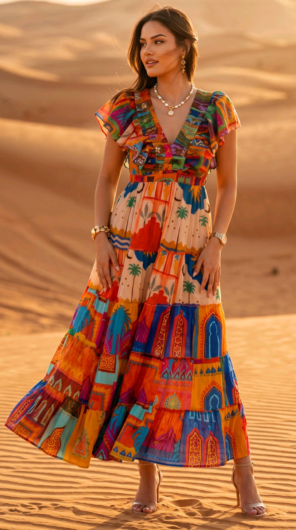 Robe longue "SAHARA" — visuel 2
