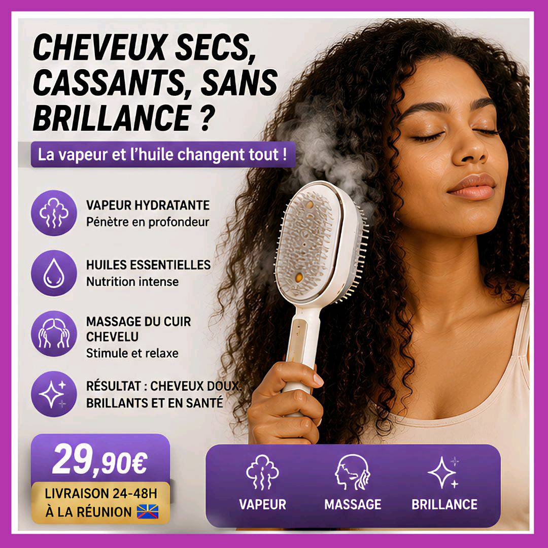 Brosse Magique à Vapeur et Massage — visuel 4