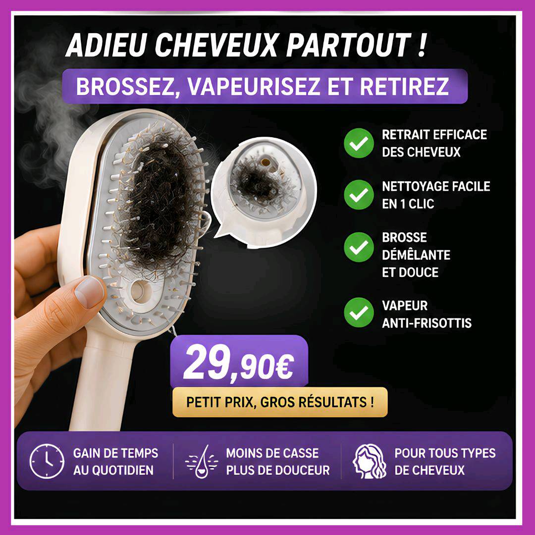 Brosse Magique à Vapeur et Massage — visuel 2