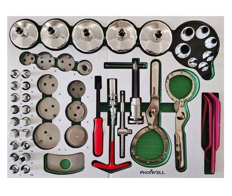 Servante Verte 7 tiroirs pleins d'outillages PHIXWELL — visuel 11