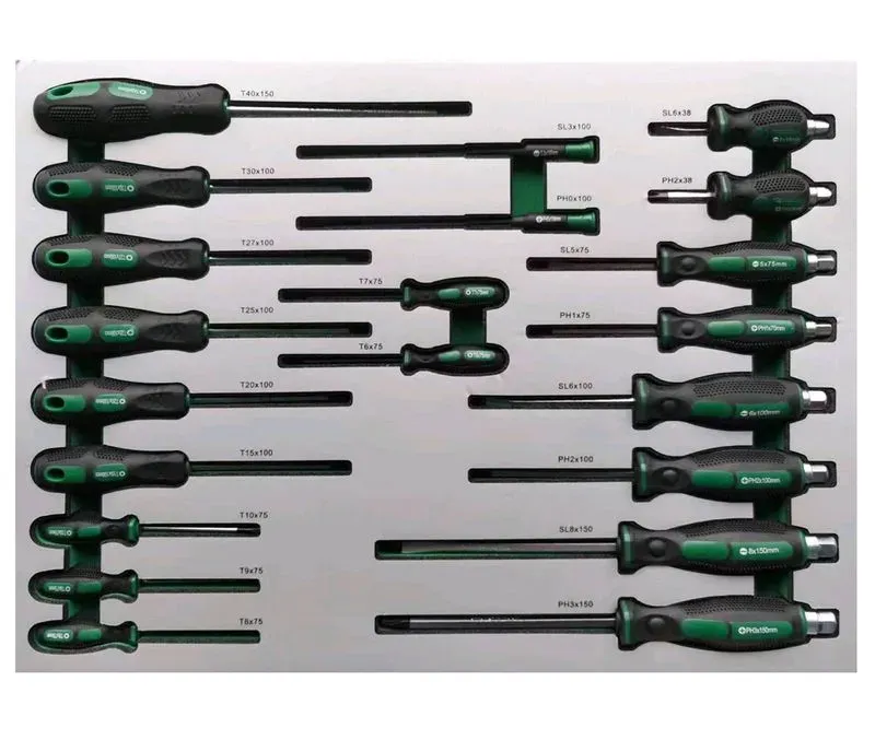 Servante Verte 7 tiroirs pleins d'outillages PHIXWELL — visuel 7