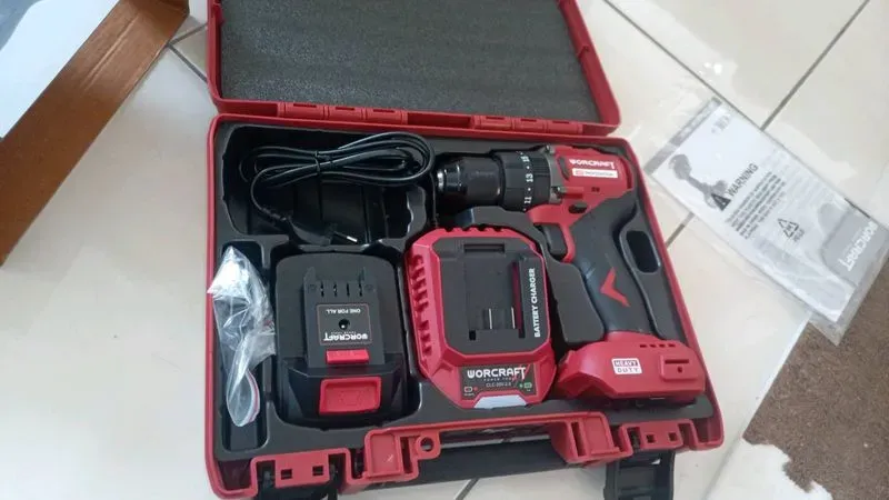 coffret perceuse professionnel worcraft comprenant 1 batterie 2 ah  — visuel 8