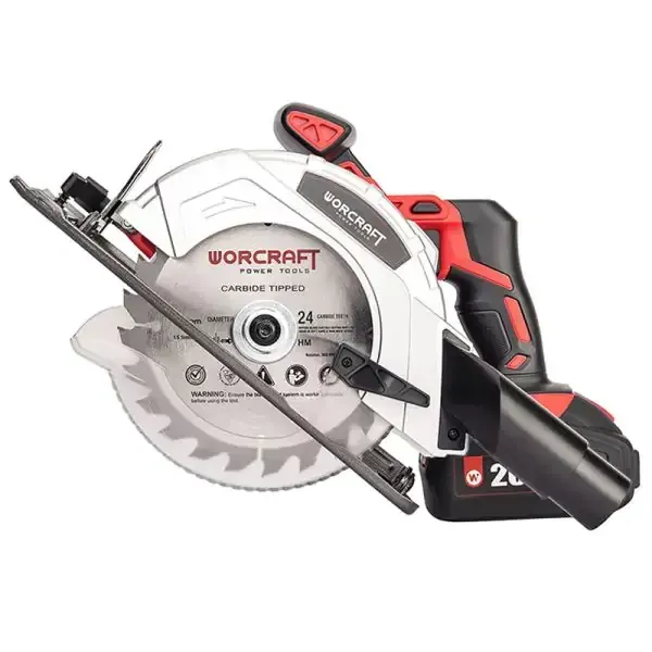 Scie circulaire worcraft + 1 batterie 4ah et chargeur