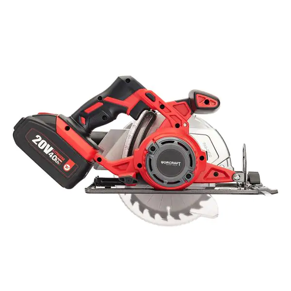Scie circulaire worcraft + 1 batterie 4ah et chargeur — visuel 3