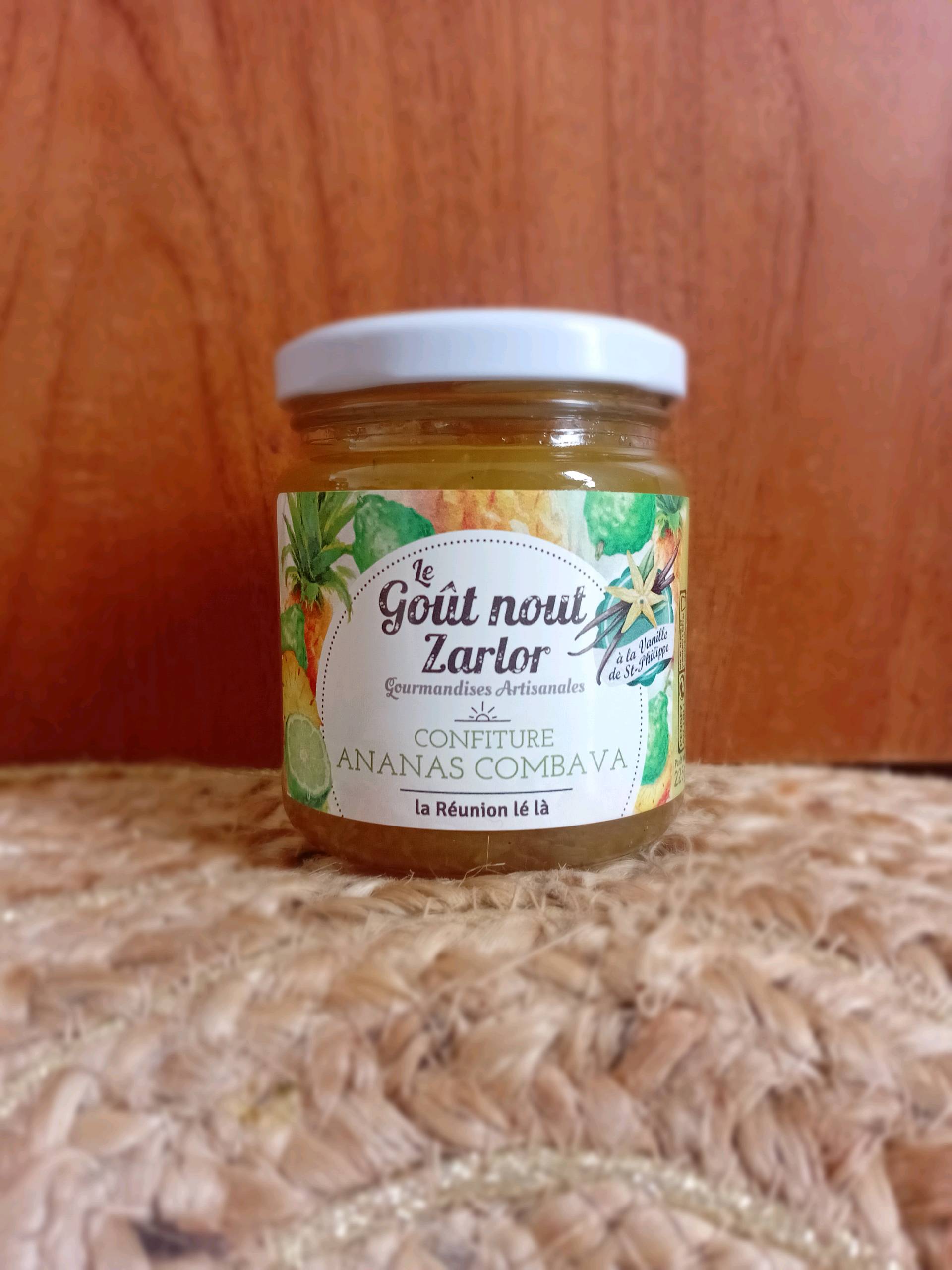 Confiture ananas combava