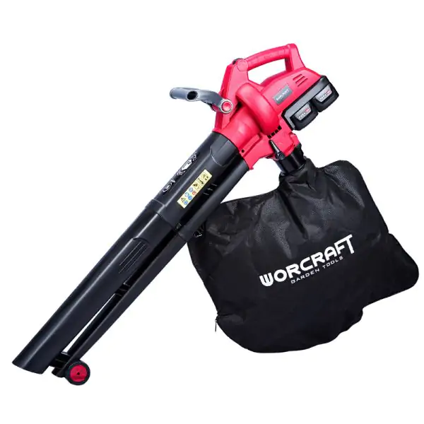 Souffleur Aspirateur Broyeur sans fil CLBV-S40Li + 2 batteries 4ah et chargeur WORCRAFT — visuel 10
