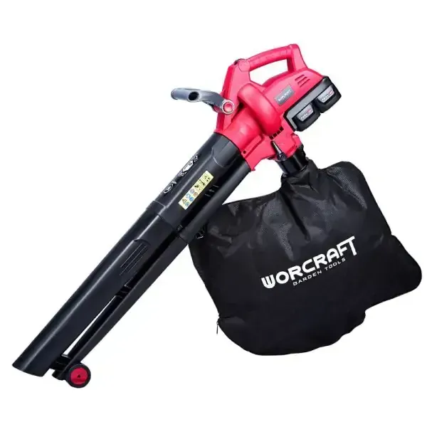 Souffleur Aspirateur Broyeur sans fil CLBV-S40Li + 2 batteries 4ah et chargeur WORCRAFT  — visuel 10